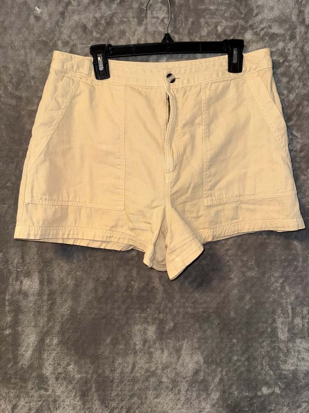 Universal Thread Goods Co. Utility Shorts Size 14 Beige Cotton